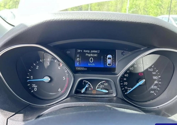 Ford Focus cena 34700 przebieg: 158202, rok produkcji 2018 z Wieliczka małe 742